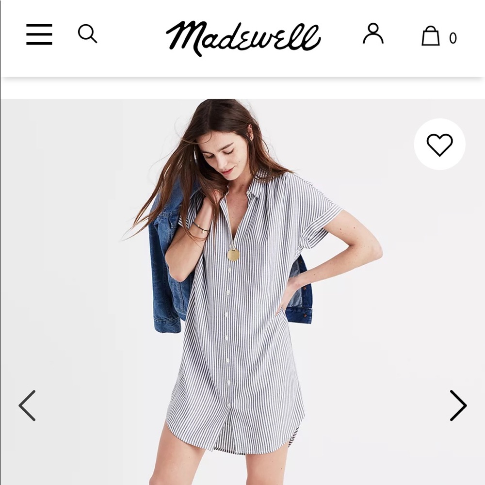 Madewell Central Shirtdress - M